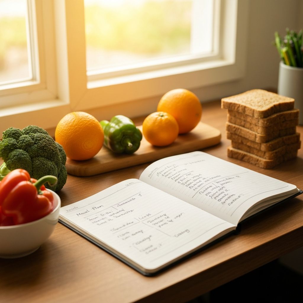 Planificarea unui meniu sănătos pentru o săptămână